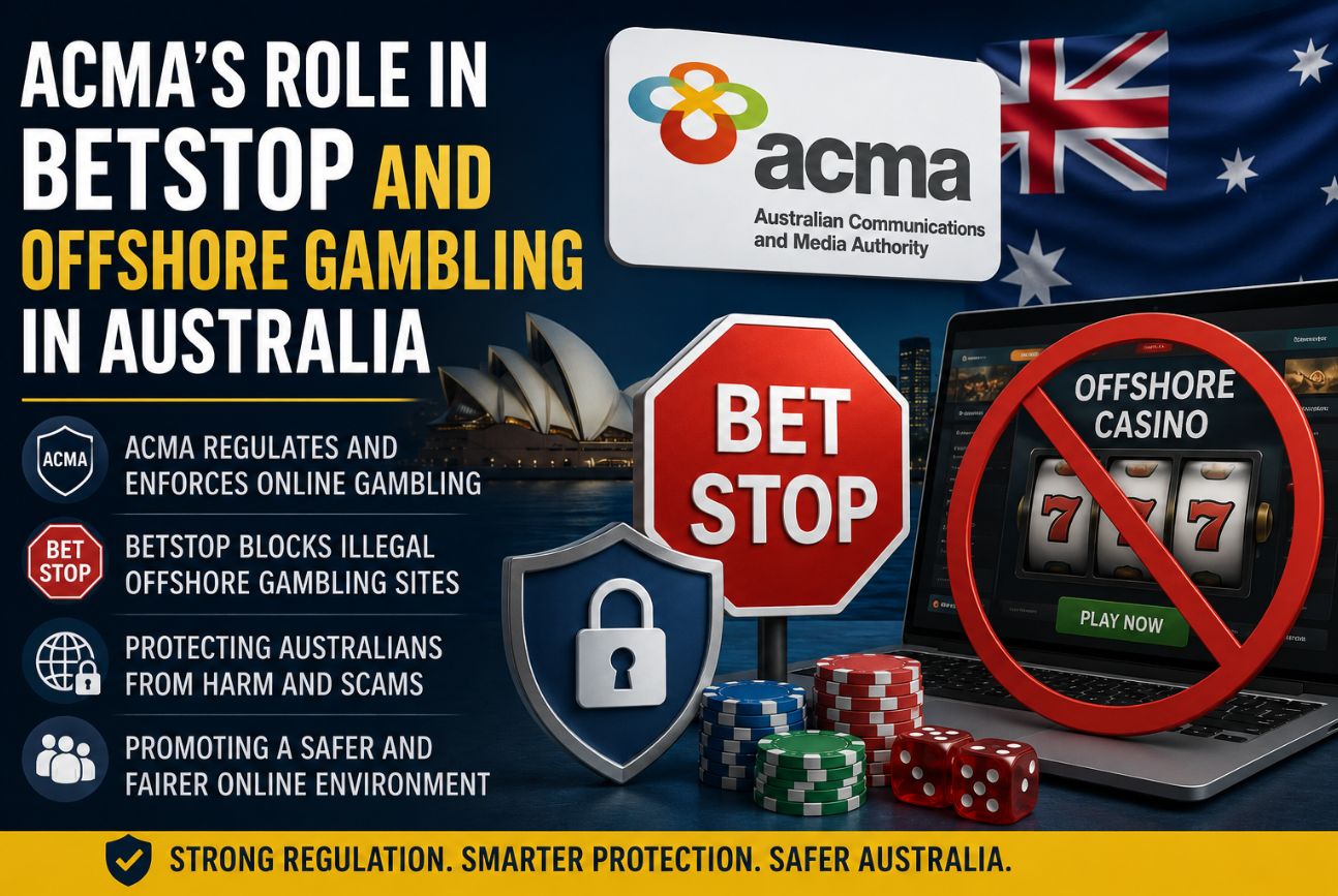 ACMA role in BetStop and offshore gambling regulation in Australia